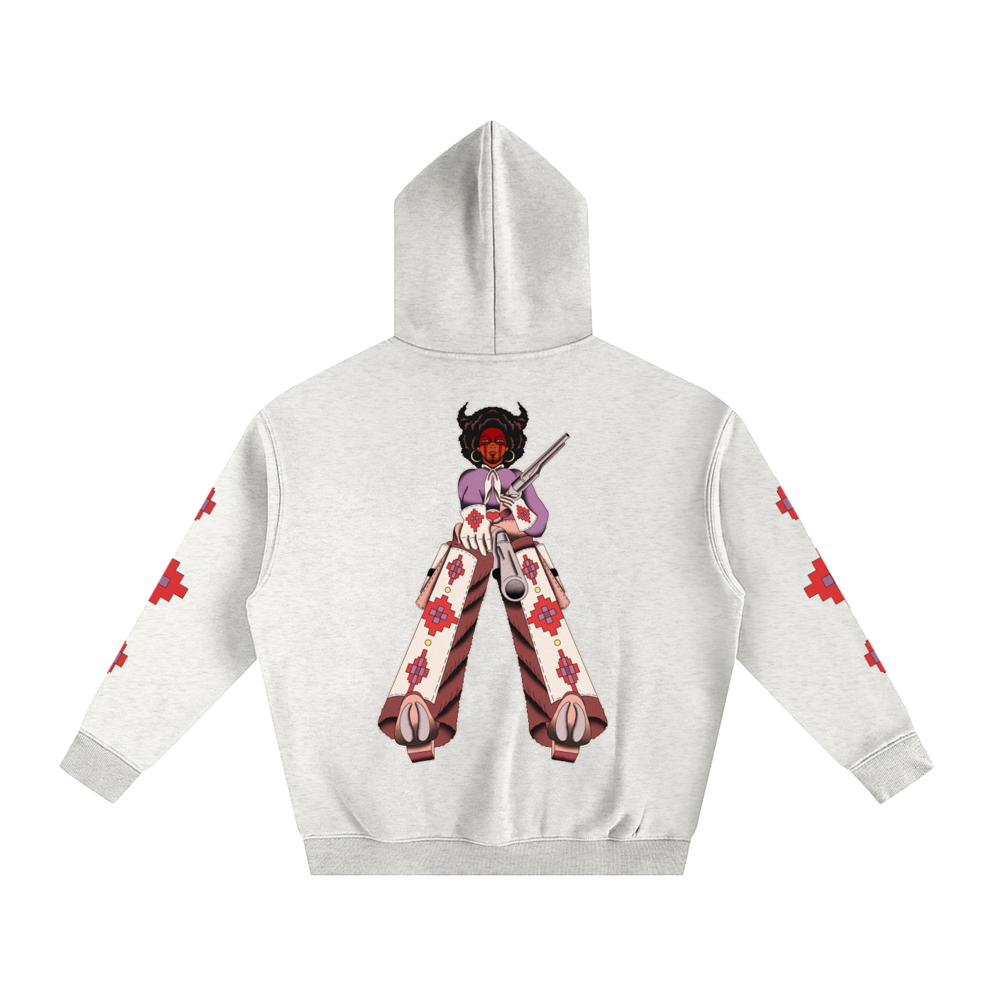 “Aim True” (Red) Oversize Hoodie
