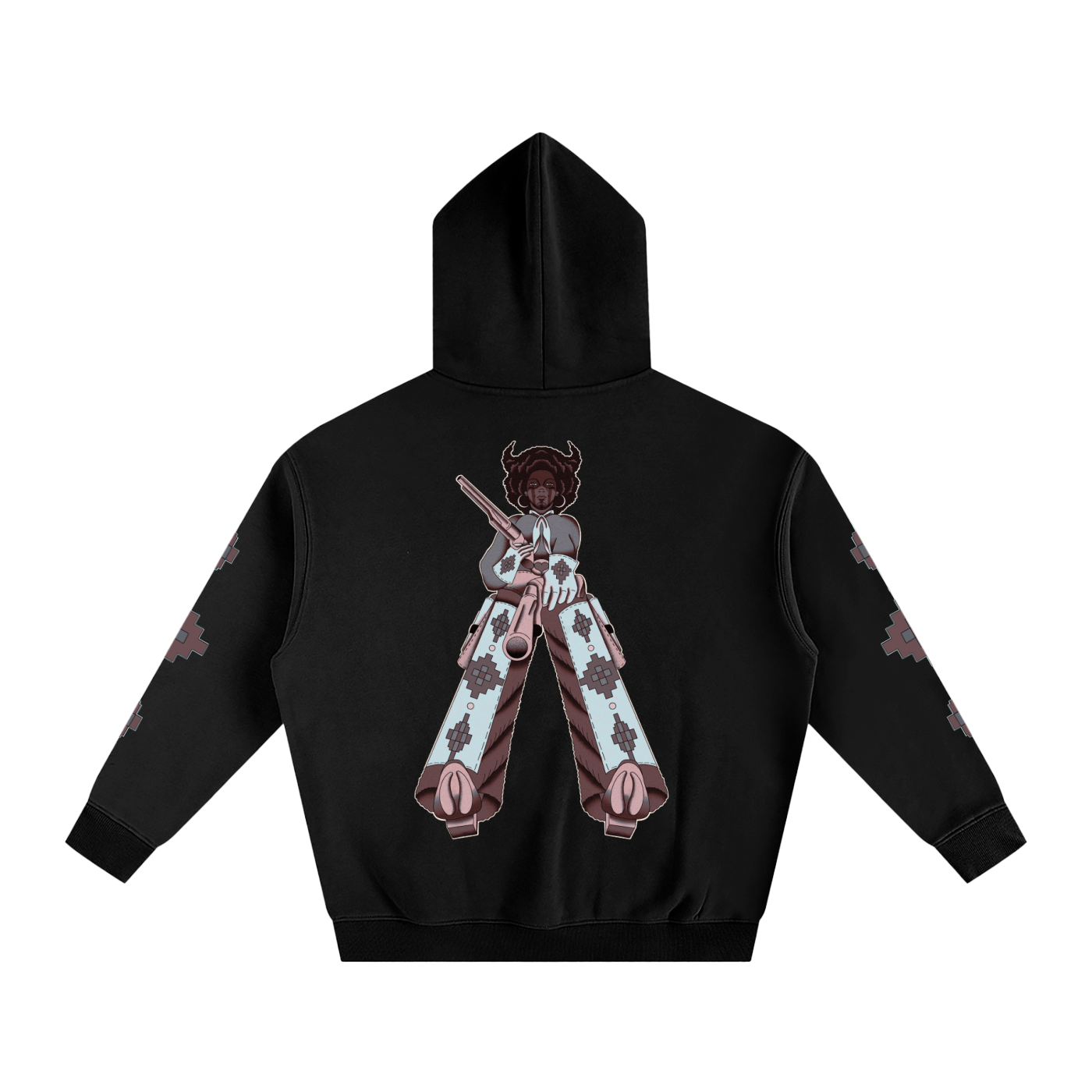 “Aim True” (Vintage) oversize hoodie