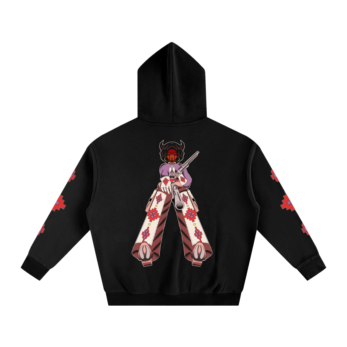 “Aim True” (Red) Oversize Hoodie