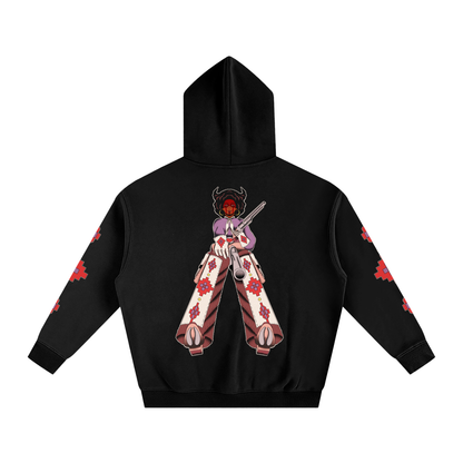 “Aim True” (Red) Oversize Hoodie
