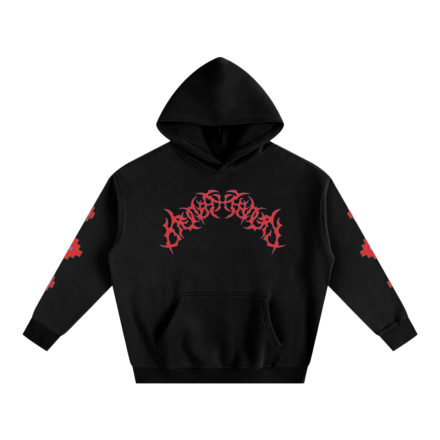 “Aim True” (Red) Oversize Hoodie