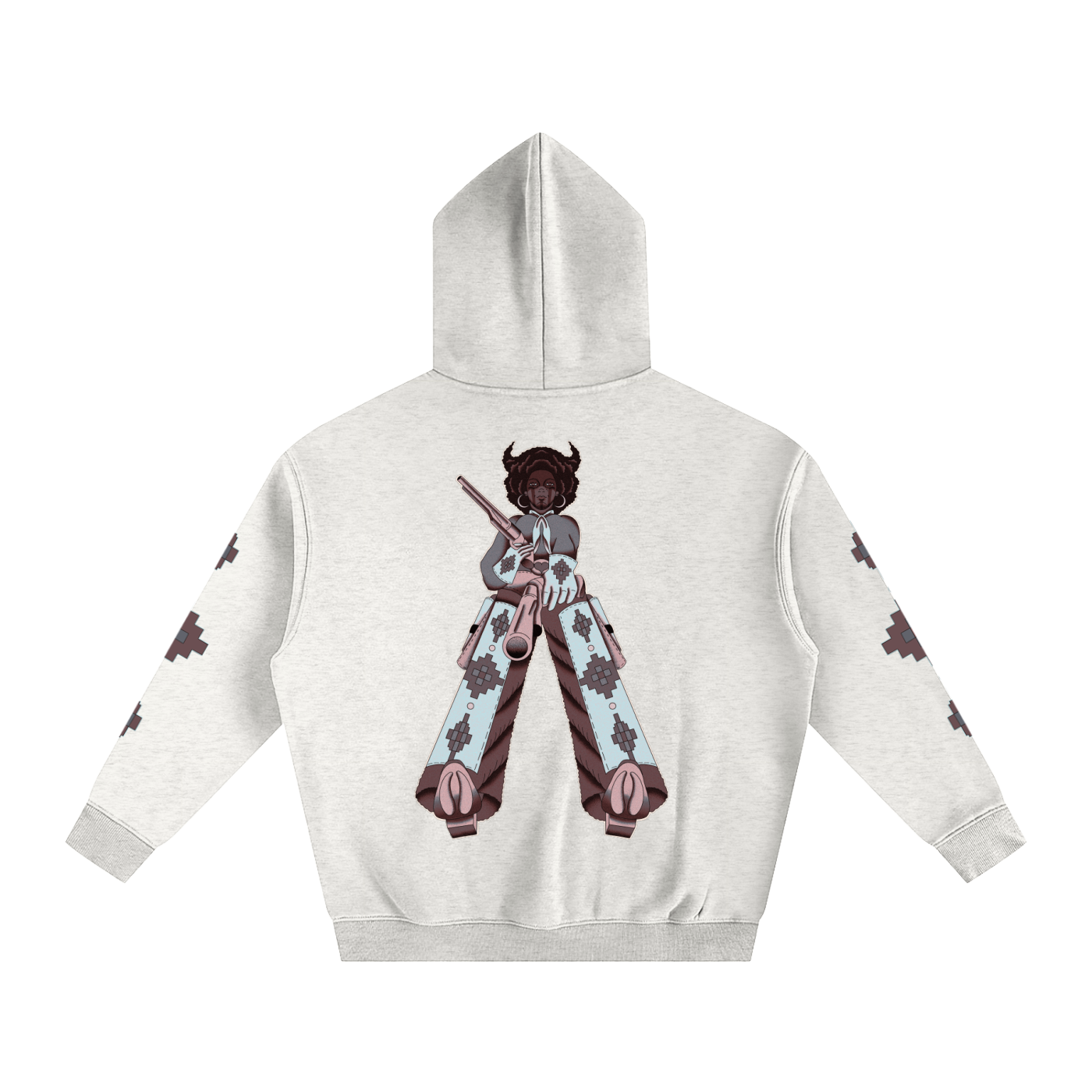 “Aim True” (Vintage) oversize hoodie